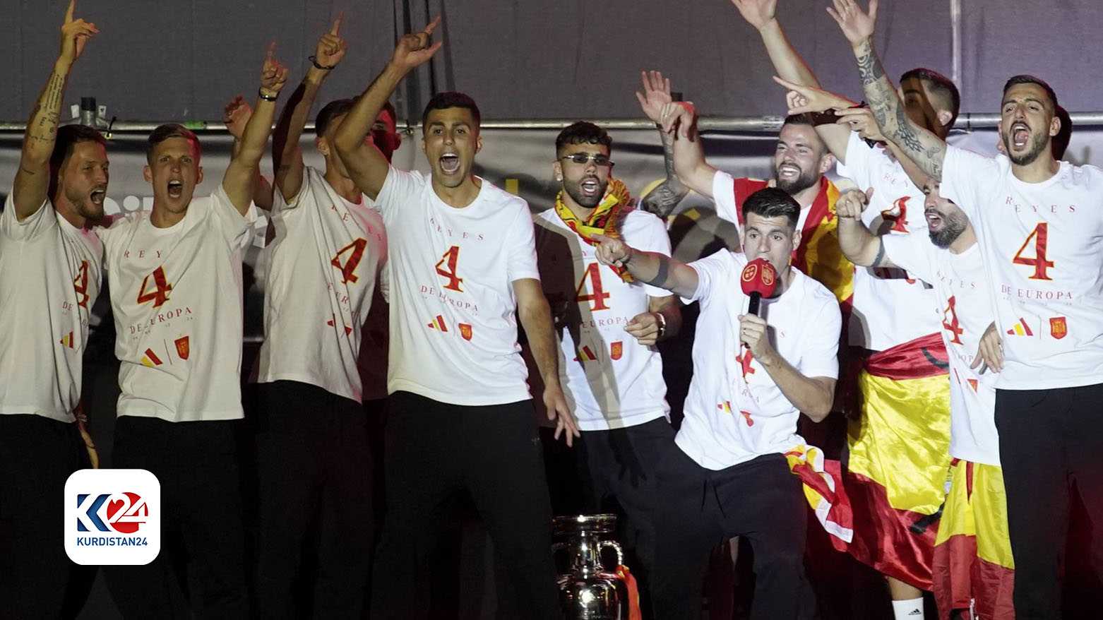 يويفا يحقق في سلوكيات موراتا ورودري أثناء الاحتفال بلقب اليورو